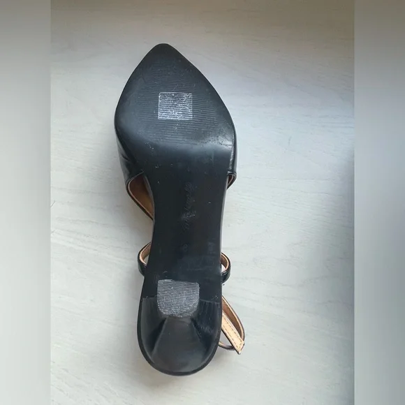 Madewell Debbie Black Slingback Heels - Picture 5 of 7